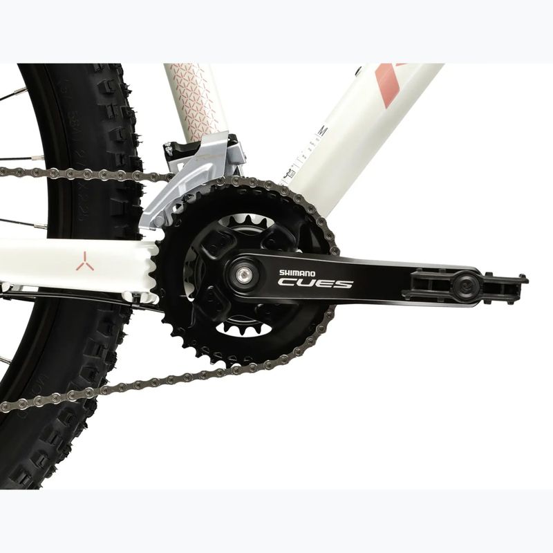 Női mountain bike KROSS Lea 5.0 27,5" white/pink/gloss 10