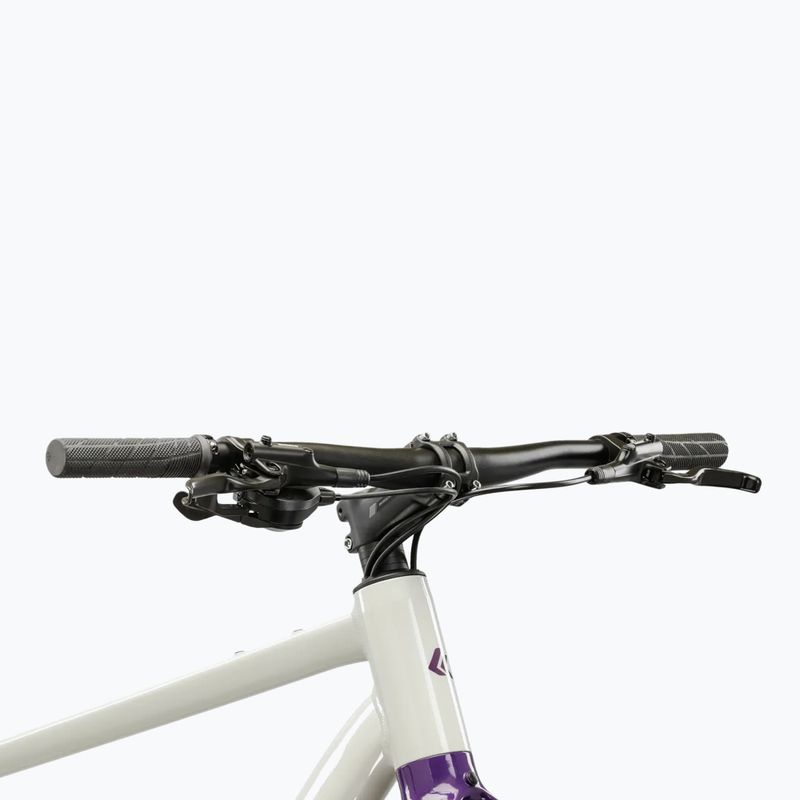 Gravel kerékpár KROSS Esker 1.0 FL grey/purple/gloss 5