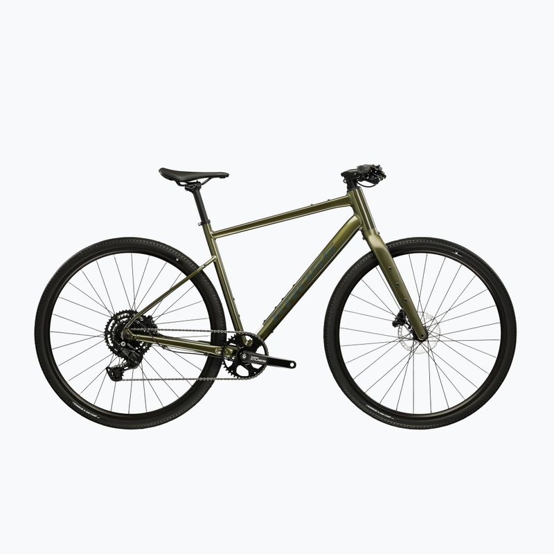 Gravel kerékpár KROSS Esker 1.0 FL green/graphite/gloss