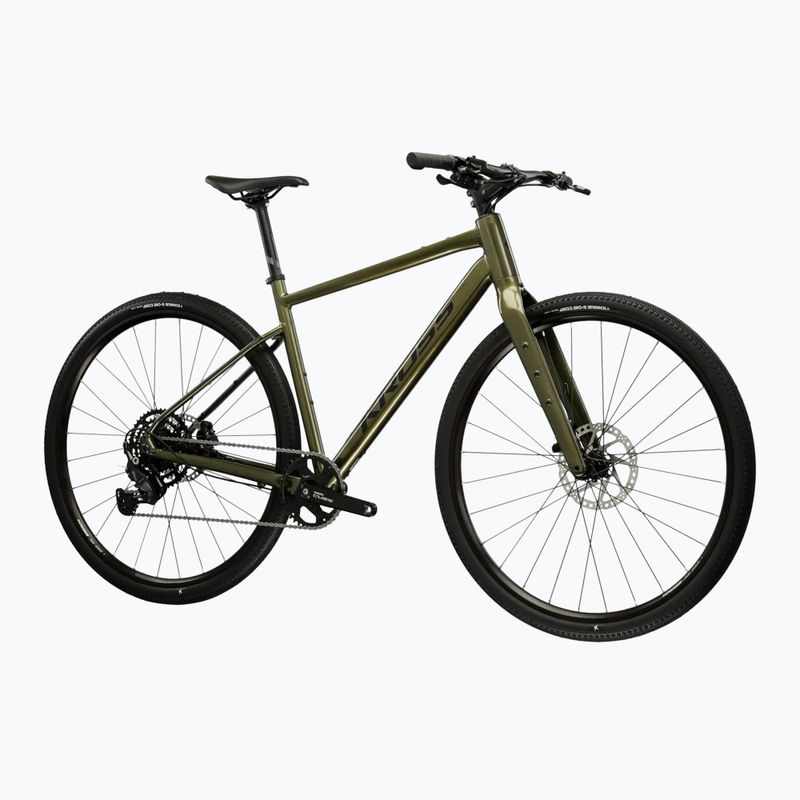Gravel kerékpár KROSS Esker 1.0 FL green/graphite/gloss 2