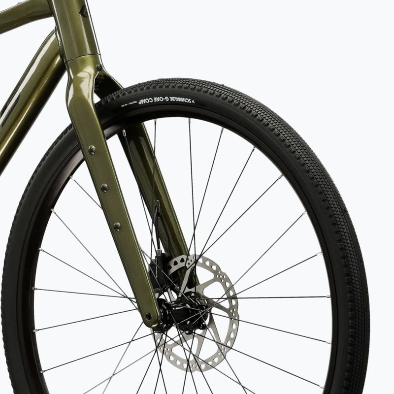 Gravel kerékpár KROSS Esker 1.0 FL green/graphite/gloss 6