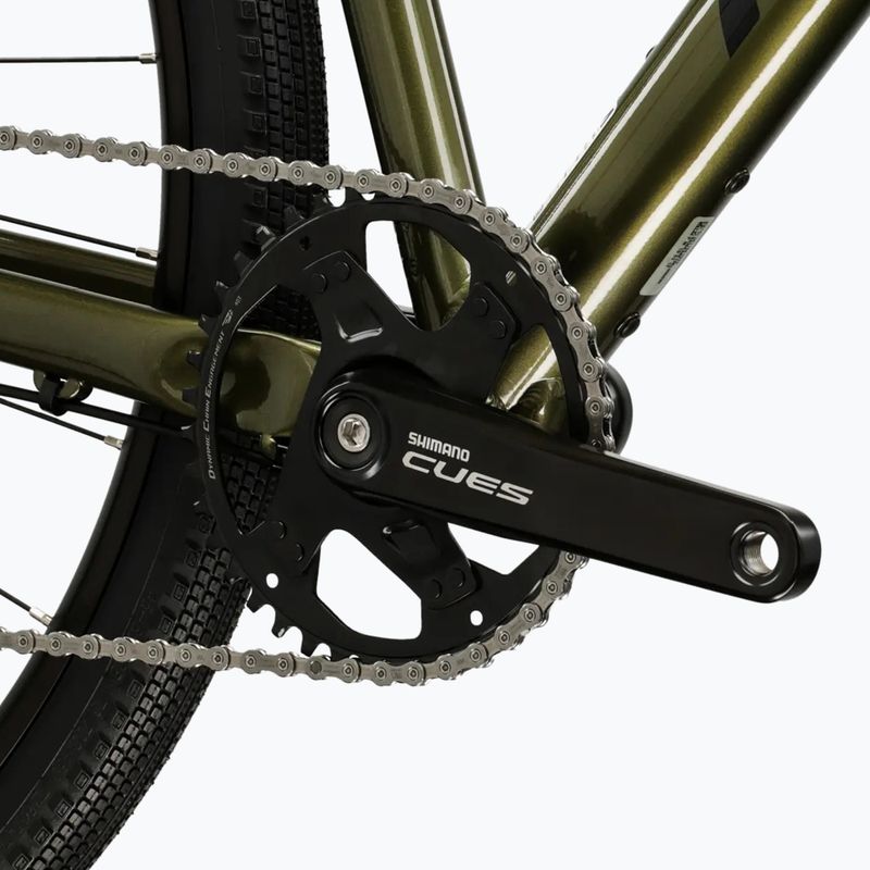 Gravel kerékpár KROSS Esker 1.0 FL green/graphite/gloss 9