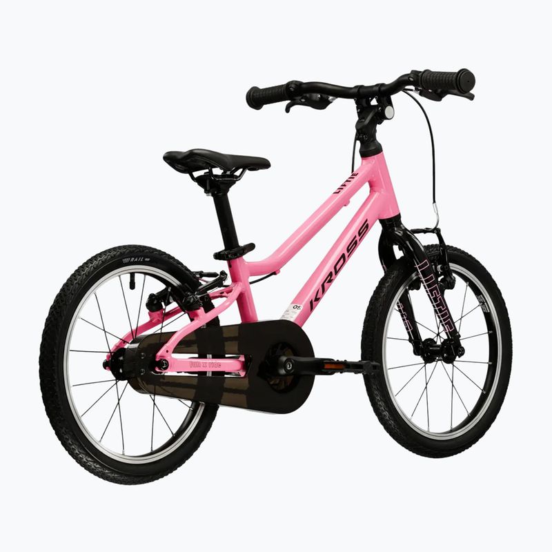 Gyermekkerékpár KROSS Liftie 16 pink/black/gloss 3