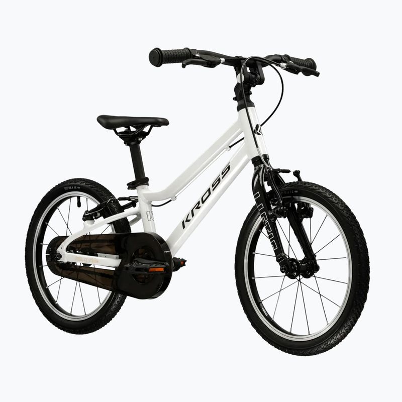 Gyermekkerékpár KROSS Liftie 16 white/black/gloss 2