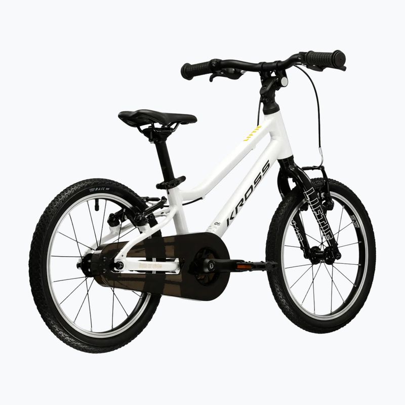Gyermekkerékpár KROSS Liftie 16 white/black/gloss 3