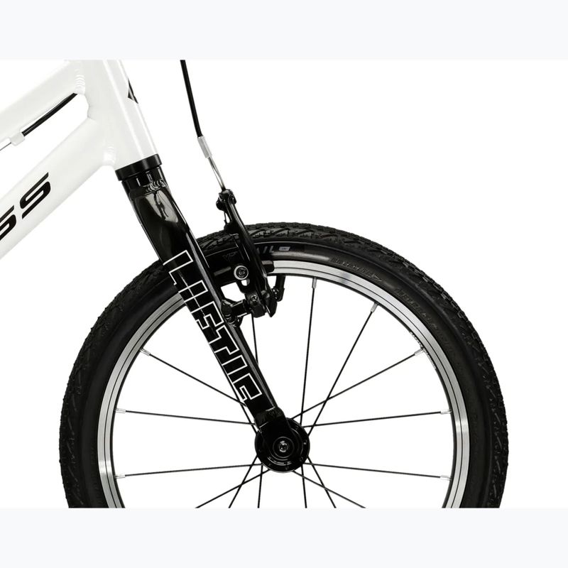 Gyermekkerékpár KROSS Liftie 16 white/black/gloss 6
