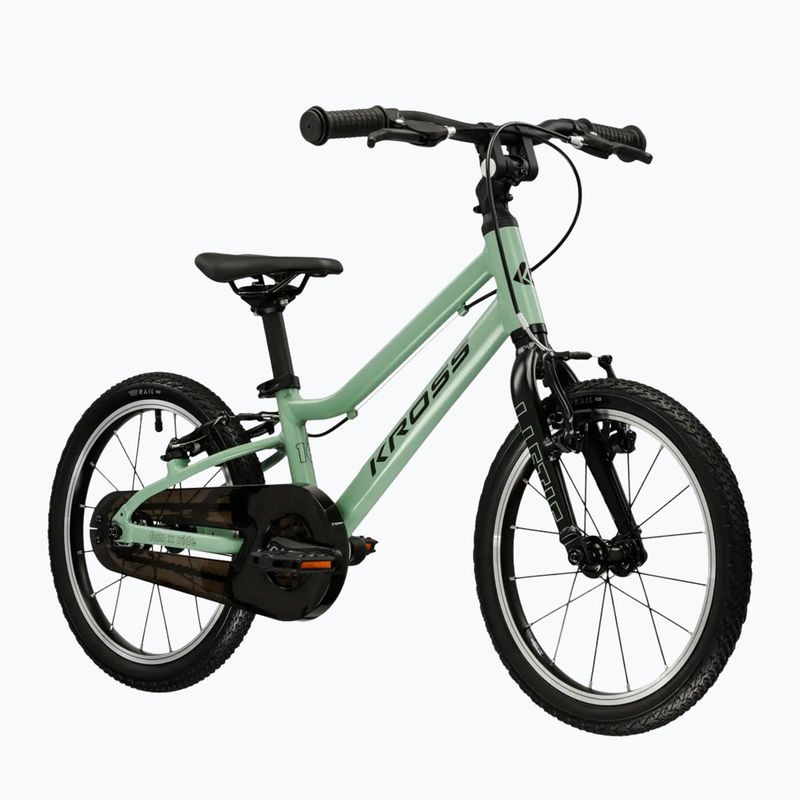 Gyermekkerékpár KROSS Liftie 16 green/black/matte 2