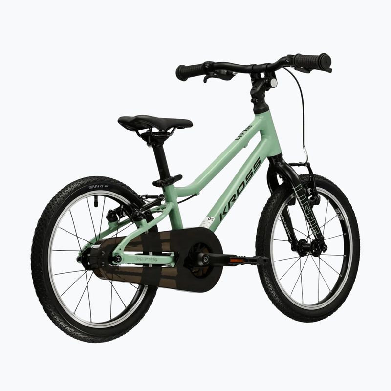 Gyermekkerékpár KROSS Liftie 16 green/black/matte 3