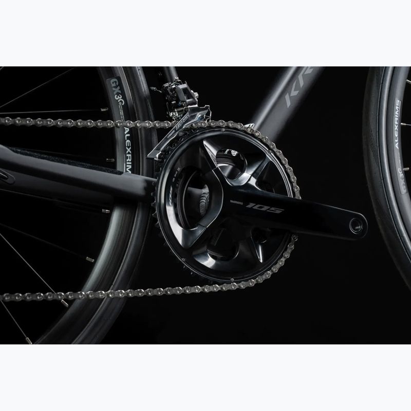 Országúti kerékpár KROSS Alta 4.0 black/graphite/matte 18