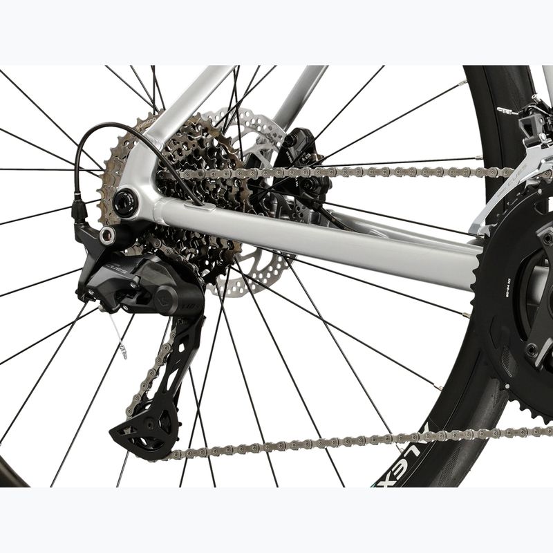 Országúti kerékpár KROSS Alta 2.0 silver/turquoise/gloss 7