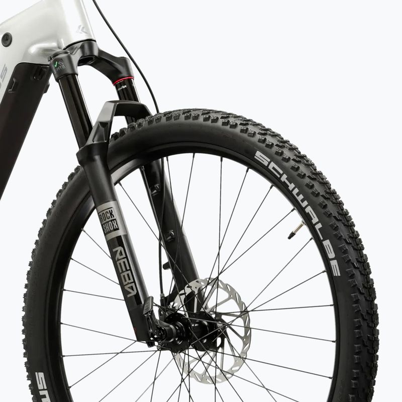 Női elektromos kerékpár KROSS Influx Hyb 5.0 W 27.5 el. 800 Wh silver/blue/gloss 6