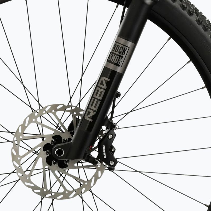 Női elektromos kerékpár KROSS Influx Hyb 5.0 W 27.5 el. 800 Wh silver/blue/gloss 7