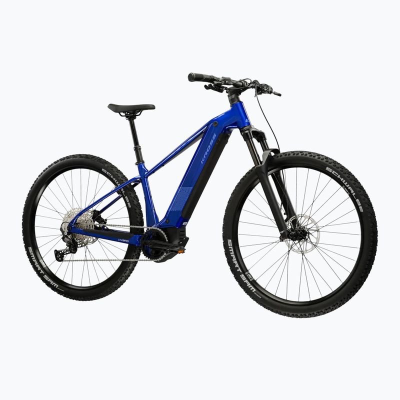 Elektromos kerékpár KROSS Influx Hyb 4.0 29 el. 800 Mh blue/light blue/gloss 2