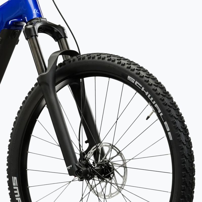 Elektromos kerékpár KROSS Influx Hyb 4.0 29 el. 800 Mh blue/light blue/gloss 6
