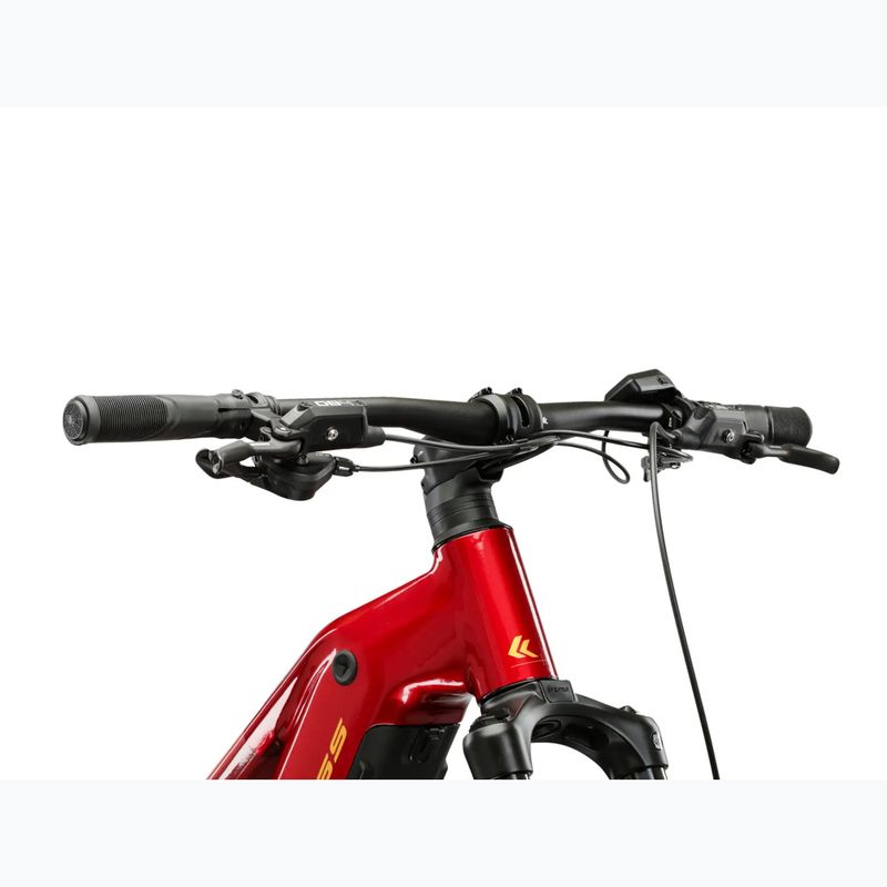 Női elektromos kerékpár KROSS Influx Hyb 4.0 W 27.5 el. 800 Wh ruby/burgundy/gloss 4