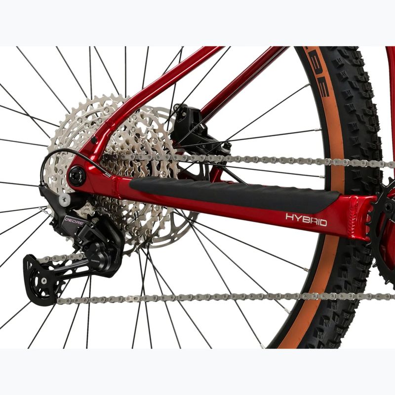 Női elektromos kerékpár KROSS Influx Hyb 4.0 W 27.5 el. 800 Wh ruby/burgundy/gloss 8