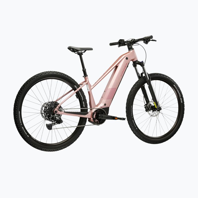 Női elektromos kerékpár KROSS Influx Hyb 3.0 29 el. 800 Wh pink/burgundy/matte 3