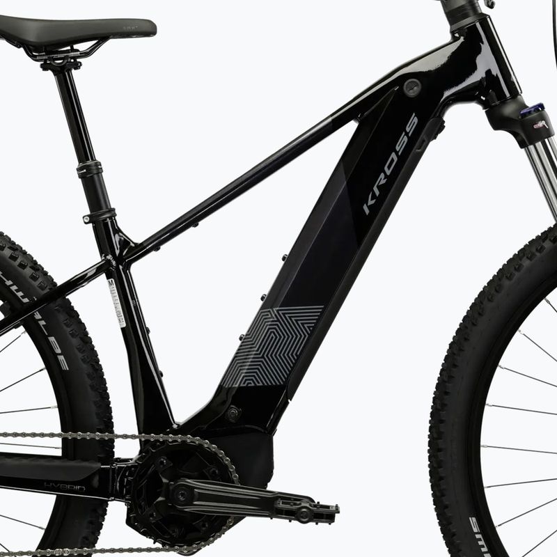 Elektromos kerékpár KROSS Influx Hyb 3.0 29 el. 800 Wh black/graphite/gloss 12