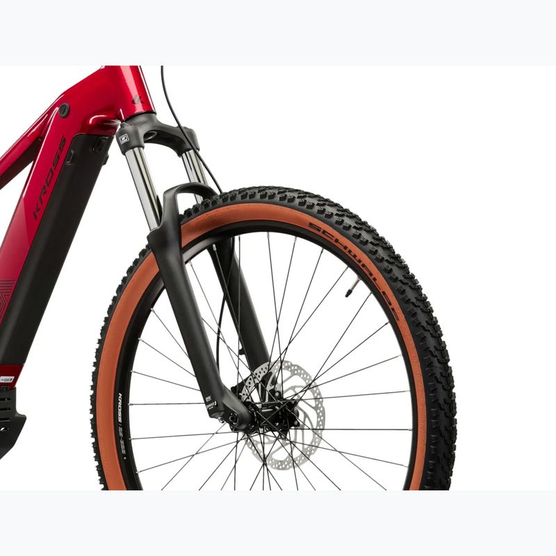 Elektromos kerékpár KROSS Influx Hyb 2.0 29 el. 600 Wh ruby/black/gloss 6