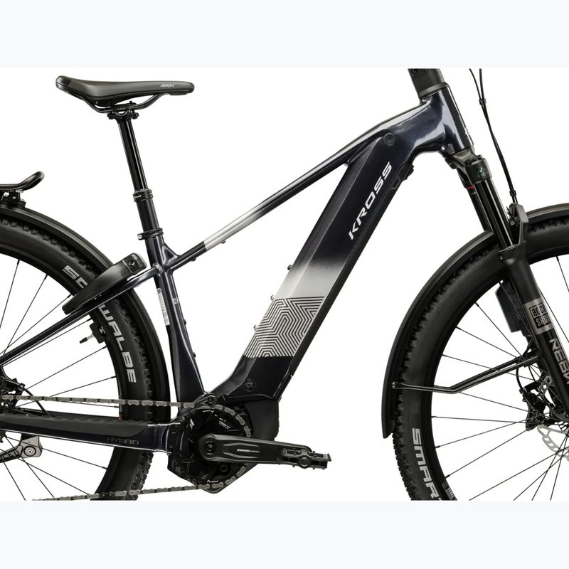 Elektromos kerékpár KROSS Influx Suv Hybrid 6.0 29 el. 800 Wh graphite/silver/gloss 13