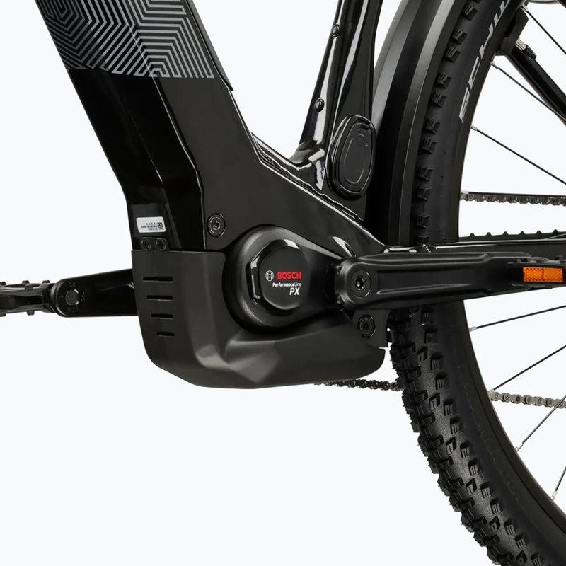 Elektromos kerékpár KROSS Influx Suv Hybrid 3.0 29 el. 800 Wh black/silver/gloss 10