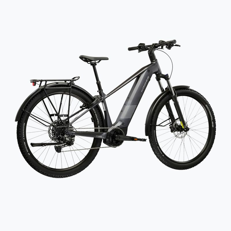 Elektromos kerékpár KROSS Influx Suv Hybrid 3.0 29 el. 800 Wh graphite/silver/matte 3