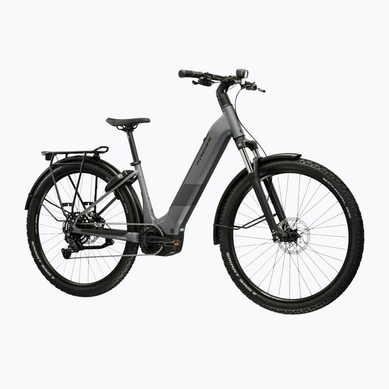 Elektromos kerékpár KROSS Influx Suv Hybrid 2.0 600 29 electric grey/black/matte 2