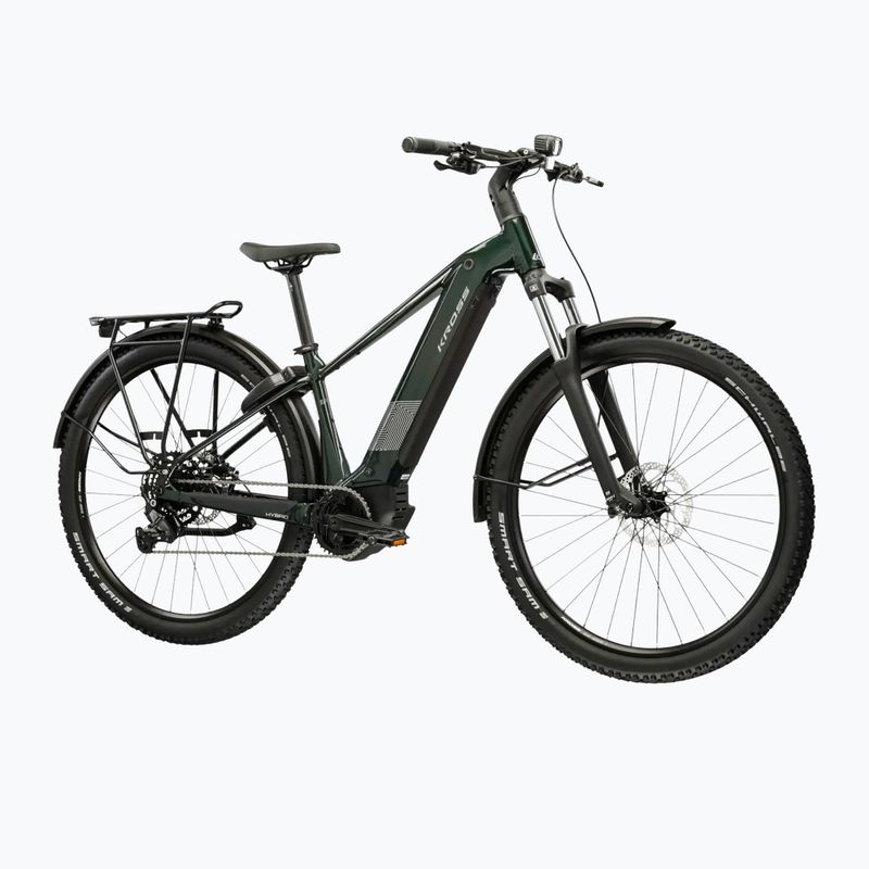 Elektromos kerékpár KROSS Influx Suv Hybrid 2.0 600Wh green/silver/gloss 2