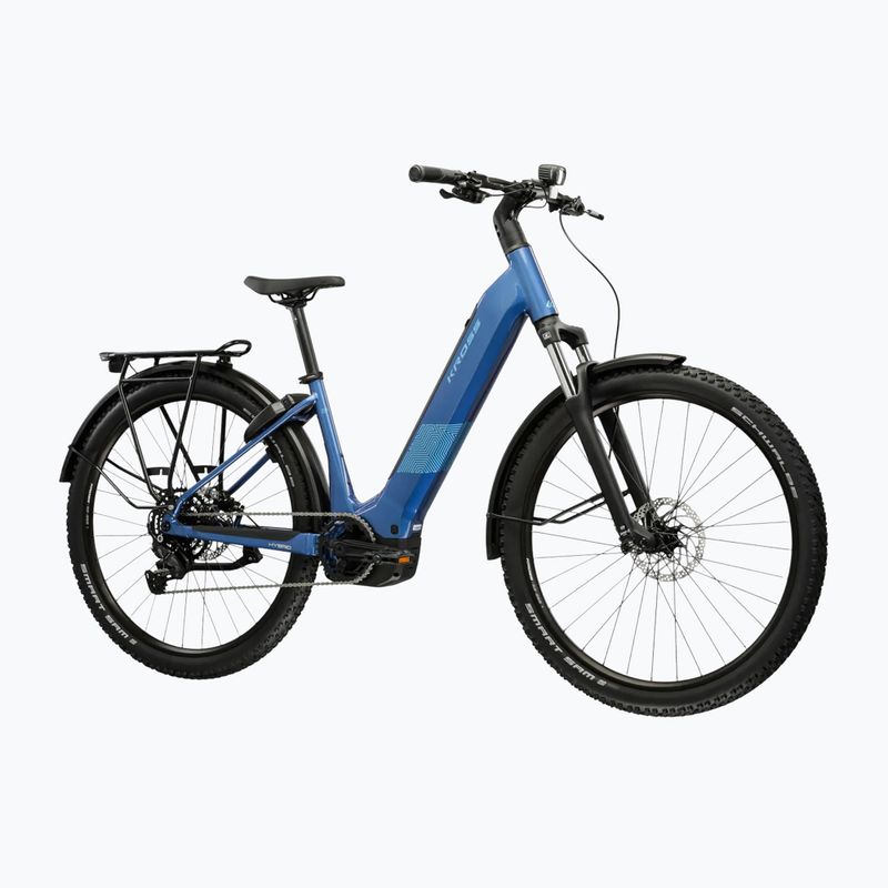 Elektromos kerékpár KROSS Influx Suv Hybrid 2.0 600 29 el. blue/light blue/gloss 2