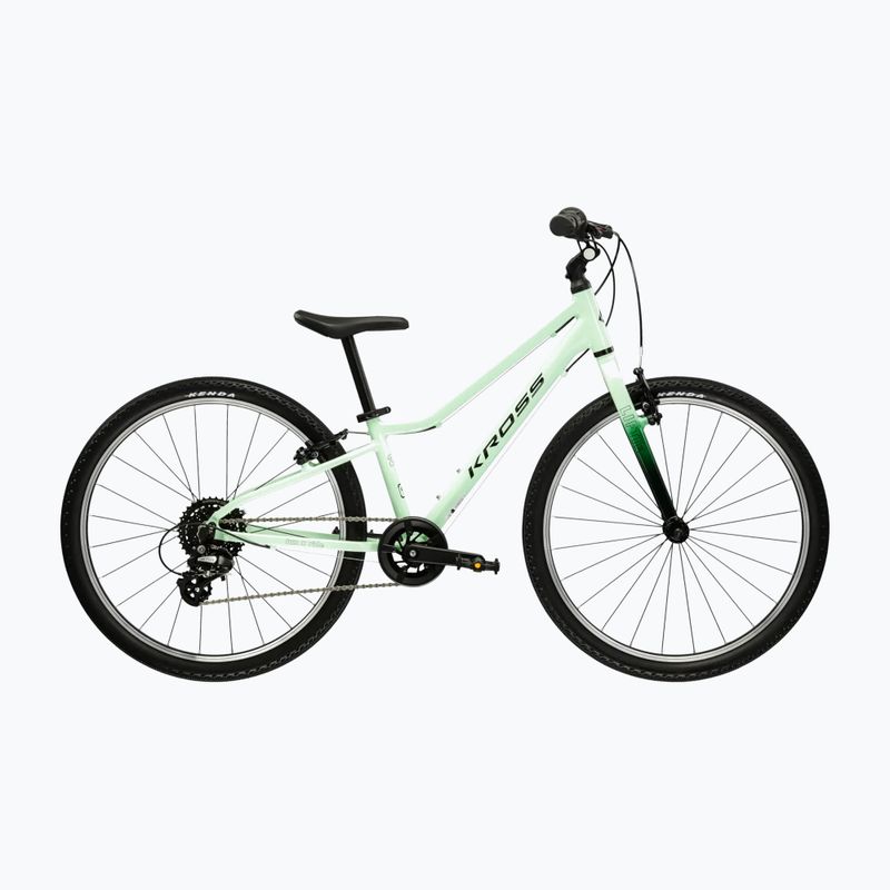 Gyermekkerékpár KROSS Liftie 24 mint/black/glossy