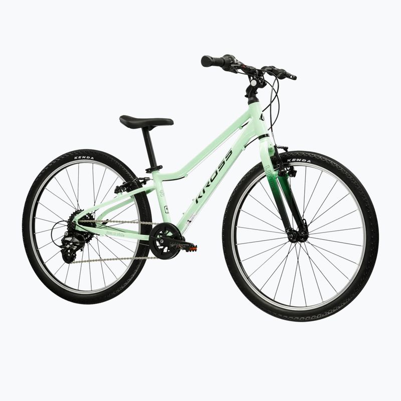 Gyermekkerékpár KROSS Liftie 24 mint/black/glossy 2