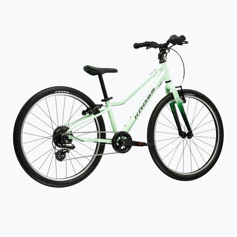Gyermekkerékpár KROSS Liftie 24 mint/black/glossy 3