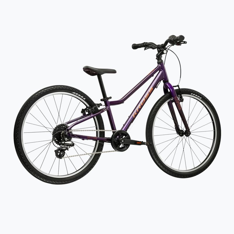 Gyermekkerékpár KROSS Liftie 24 purple/copper/gloss 3
