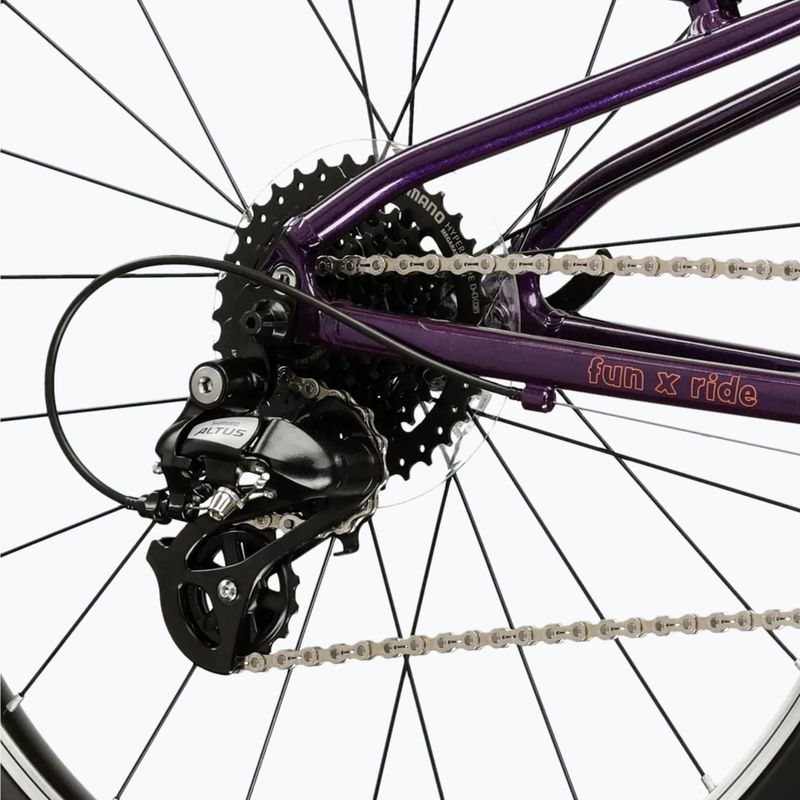 Gyermekkerékpár KROSS Liftie 24 purple/copper/gloss 7