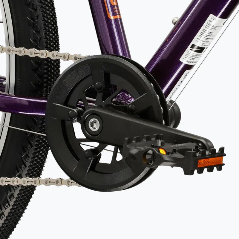 Gyermekkerékpár KROSS Liftie 24 purple/copper/gloss 8