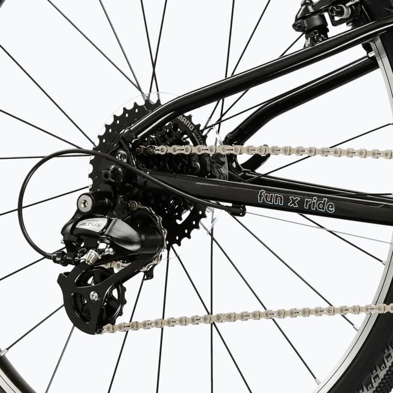 Gyermekkerékpár KROSS Liftie 24 black/silver/gloss 7
