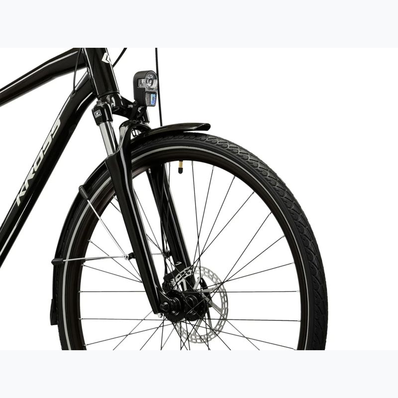 Trekking kerékpár KROSS Trans 3.0 black/grey/gloss 5