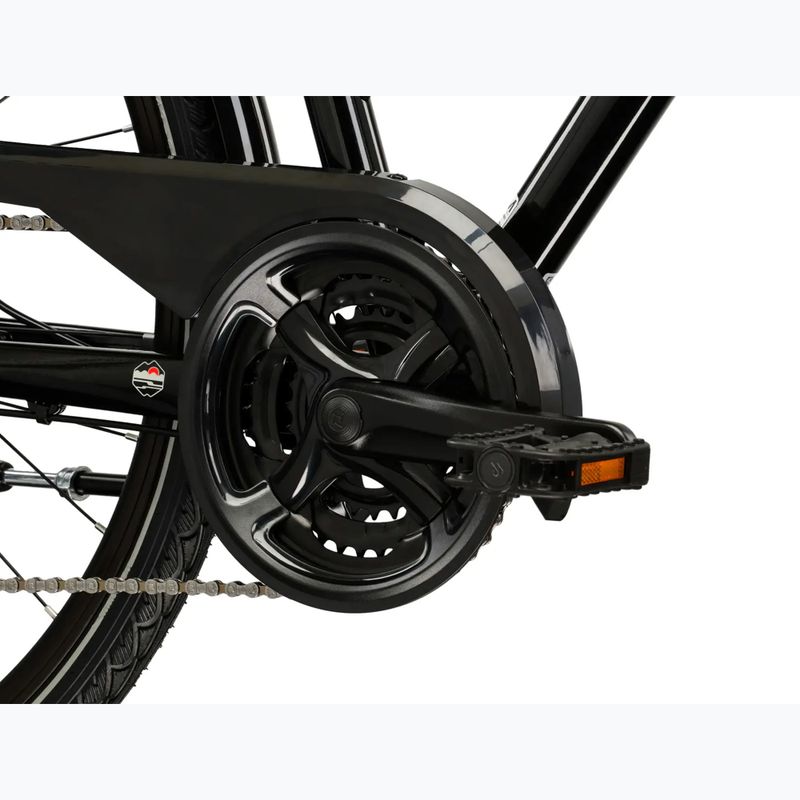 Trekking kerékpár KROSS Trans 3.0 black/grey/gloss 8