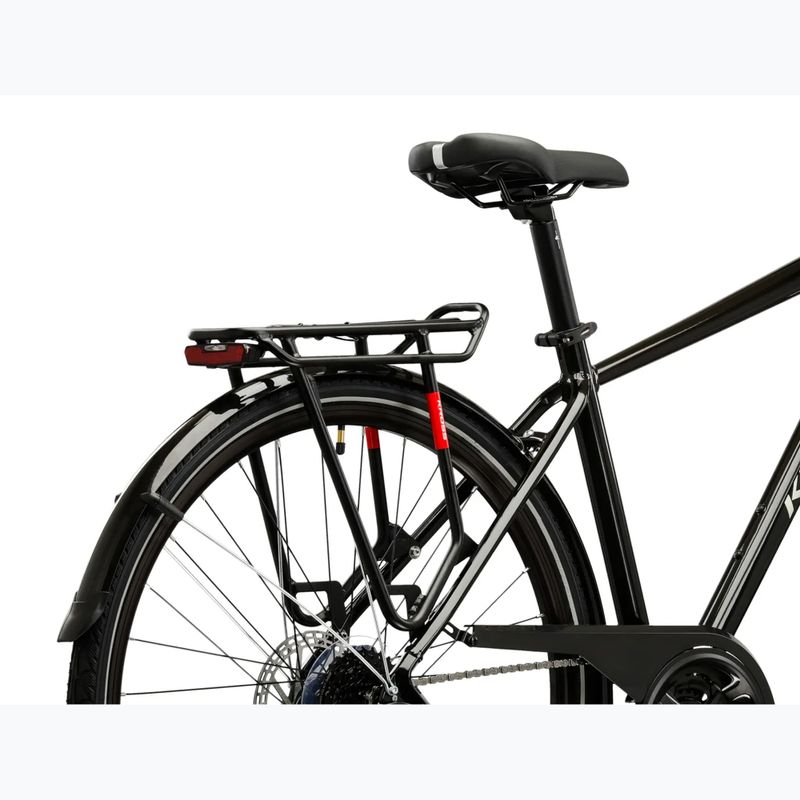 Trekking kerékpár KROSS Trans 3.0 black/grey/gloss 9