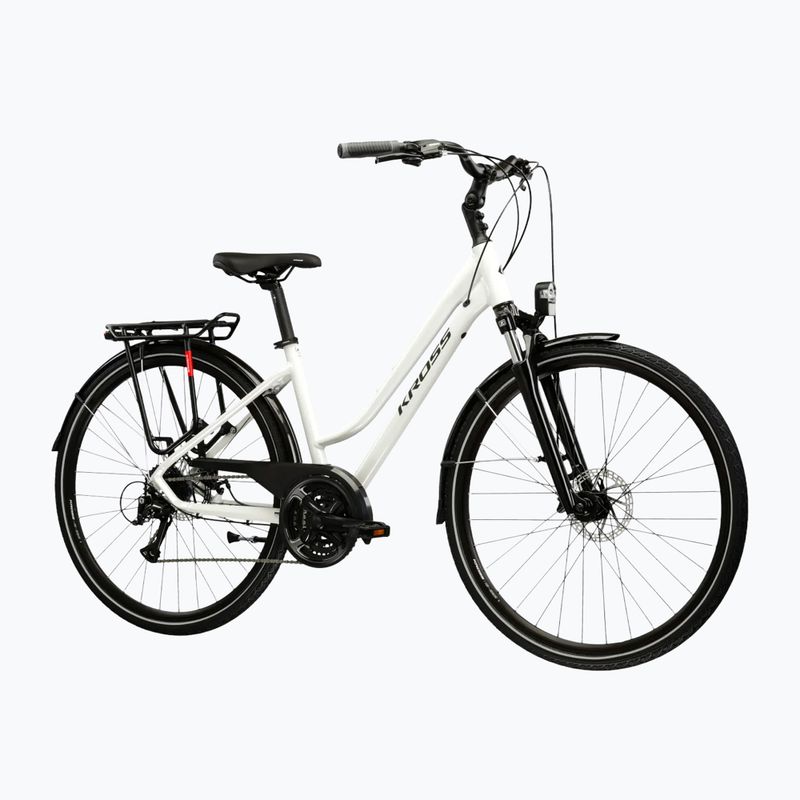 Női trekking kerékpár KROSS Trans 3.0 In pearl/black/gloss 2