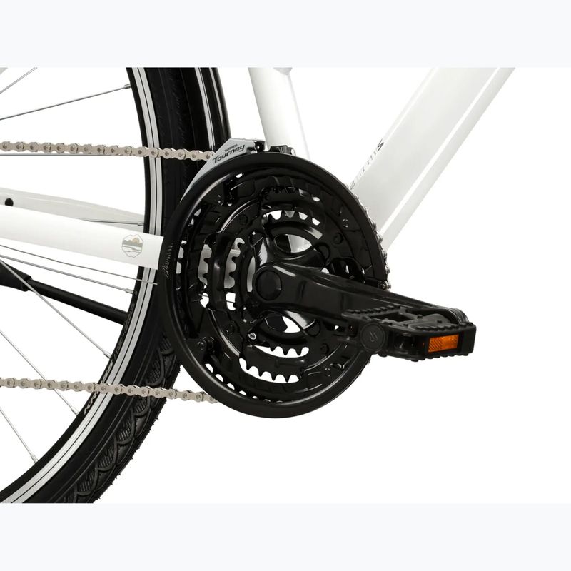 Női trekking kerékpár KROSS Trans 1.0 In white/grey/gloss 7
