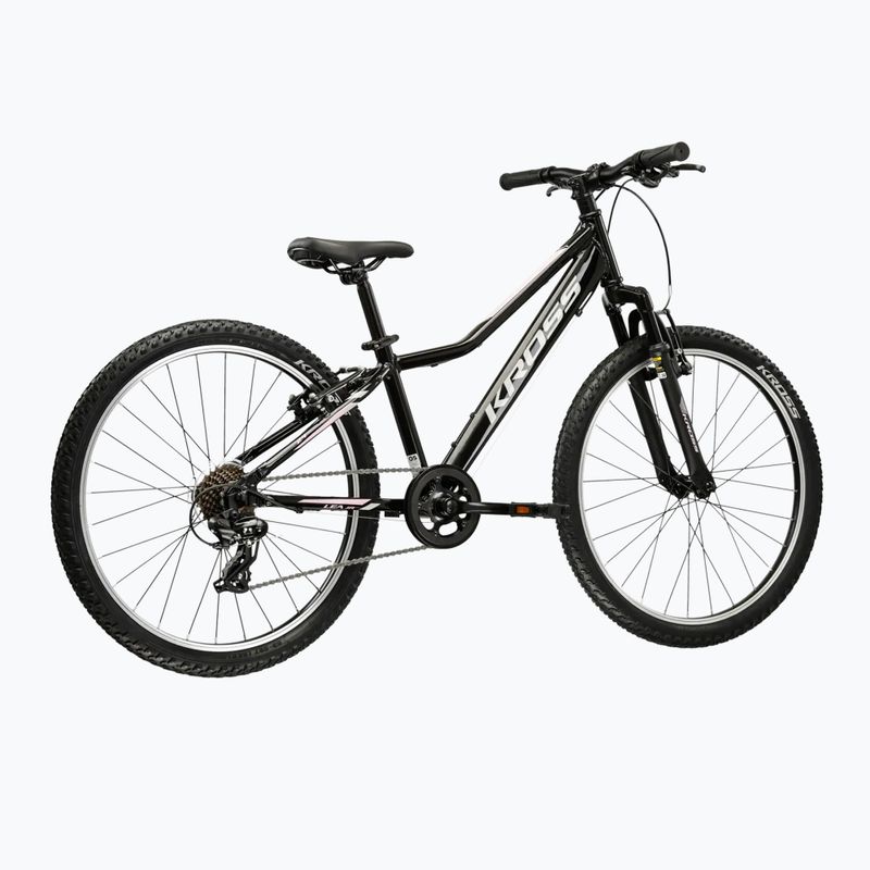 Gyermekkerékpár KROSS Lea Jr 1.0 In black/silver/gloss 3