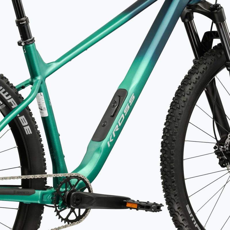 Hegyi kerékpár KROSS Level X500 marine/turquoise/matte 10