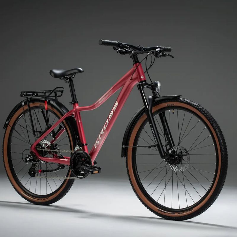 Női mountain bike KROSS Lea X200 Eq W 29 pink/silver/matte 11