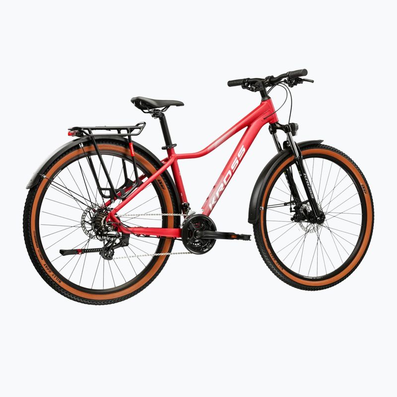 Női mountain bike KROSS Lea X200 Eq W 27.5 pink/silver/matte 3