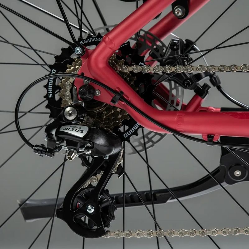 Női mountain bike KROSS Lea X200 Eq W 27.5 pink/silver/matte 12