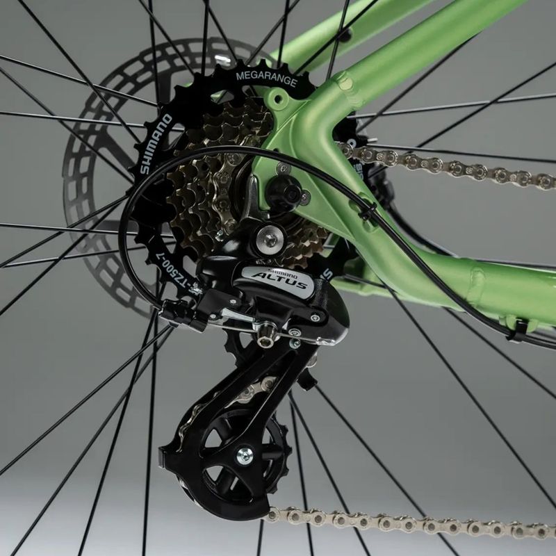 Női mountain bike KROSS Lea X200 W 27.5 green/green/matte 11