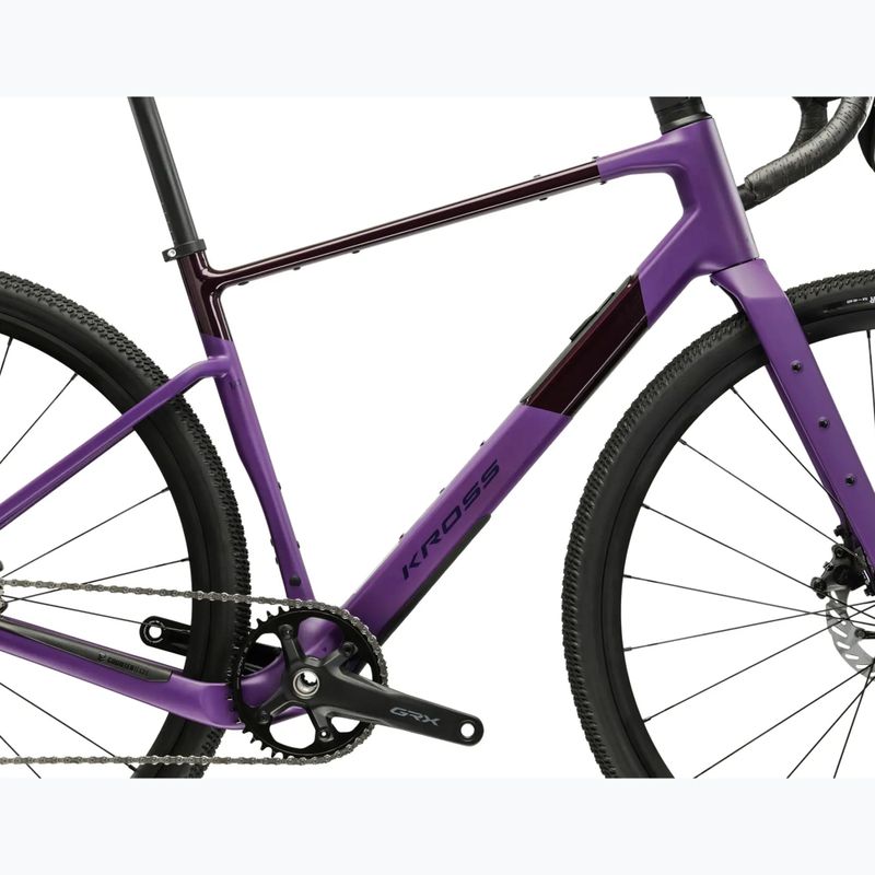 Gravel kerékpár KROSS Esker ADV 1.0 purple/matte 12