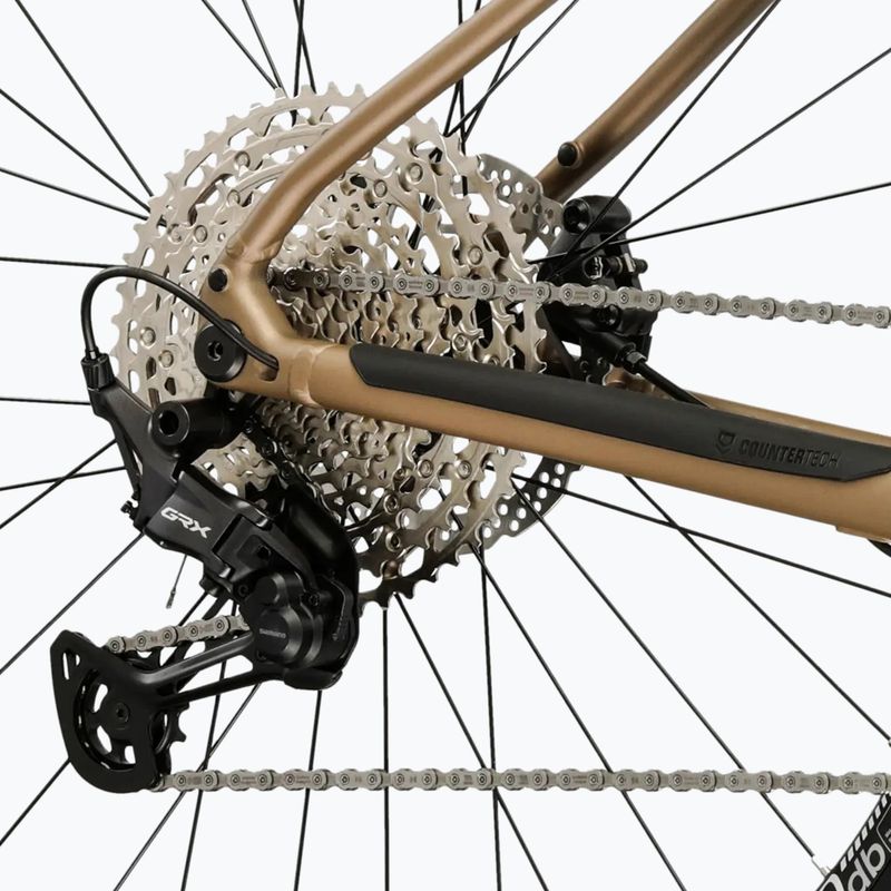 Gravel kerékpár KROSS Esker 5.0 titanium/black/gloss 9