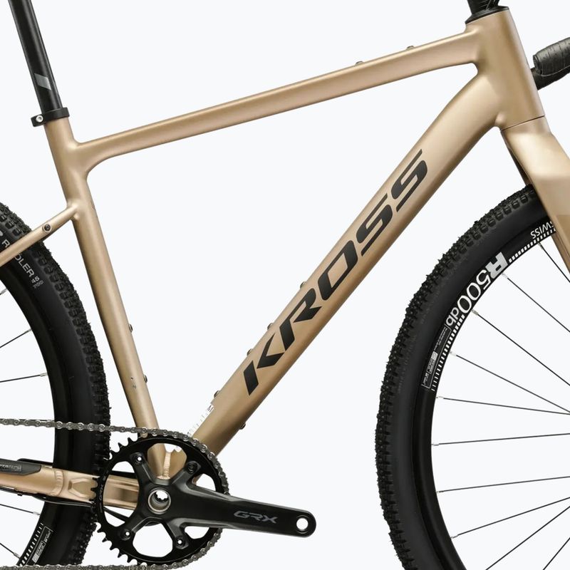 Gravel kerékpár KROSS Esker 5.0 titanium/black/gloss 12